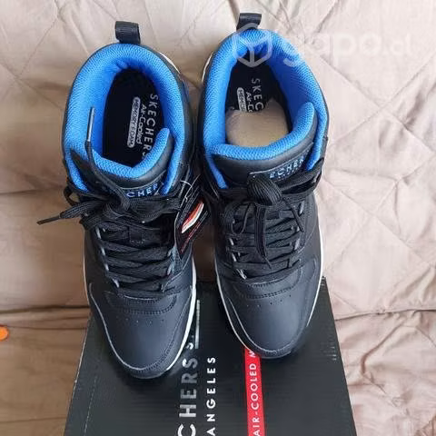 Zapatilla negras Skechers - Imagen 4