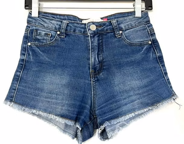 Short Elástico Marca Icono Talla 34/36 Azul Jeans - Imagen 4
