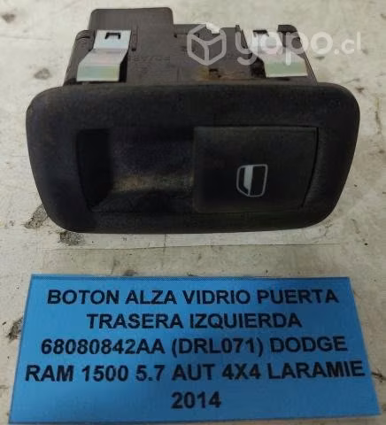 Boton Alza Vidrio Pta tras izq Dodge Ram 5.7 2014