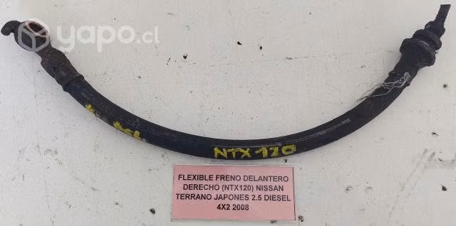 Flexible Freno Del Der (120) Nissan Terrano 2008 J