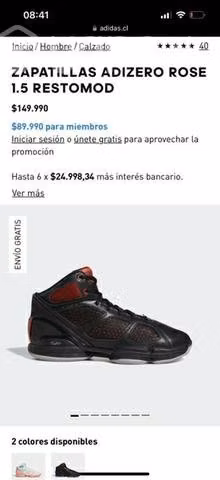 Zapatillas adizero rose N 41