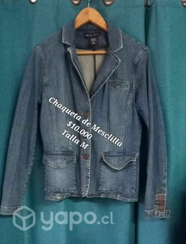Chaquetas de cuero y mesclilla