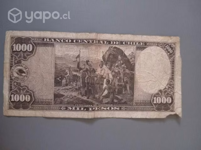 Antiguo Billete de Chile
