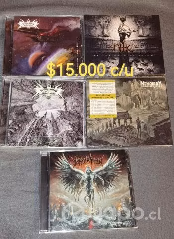 Cds de metal Immolation, vektor, exodus