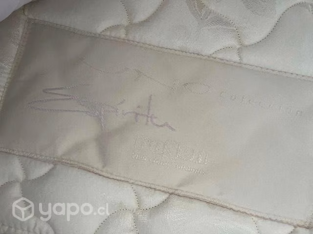 Cama Box Spring 1.5 plazas ROSEN muy buen estado - Imagen 3