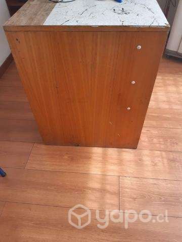 Escritorio en madera antiguo - Imagen 2