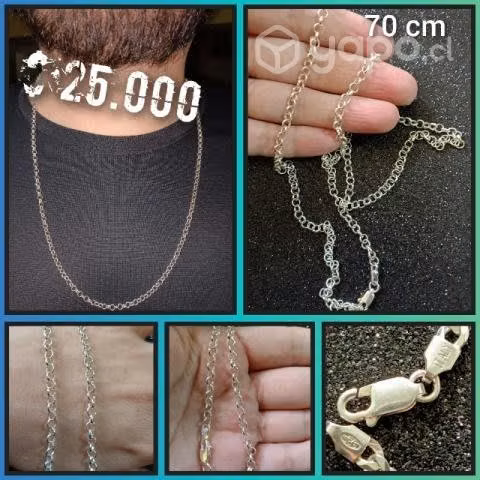 Hermosas cadenas de Plata 925 originales