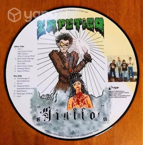 Vinilo Impetigo "Giallo"(Picture Disc 10 Pulgadas)