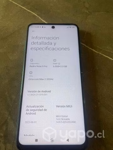 Xaomi redmi 9 pro