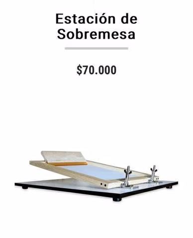 Mesa para serigrafia Zetter