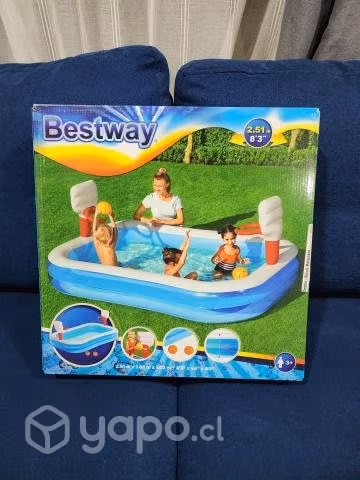 Piscina Campo Basketball Inflable Nueva!!!