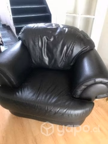 Elegante y cómodo sillón ecocuero