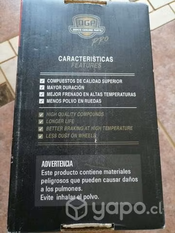 Pastillas de freno Chevrolet Optra - Imagen 2