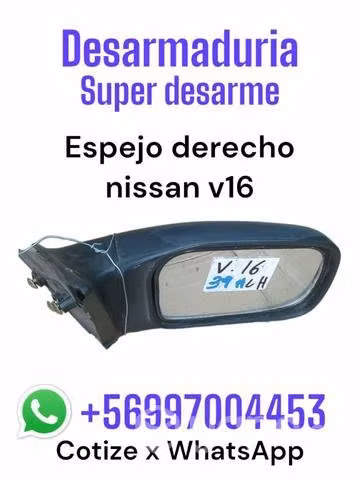 Espejo derecho Nissan v16