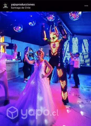 Show Robot Led y Chica Led