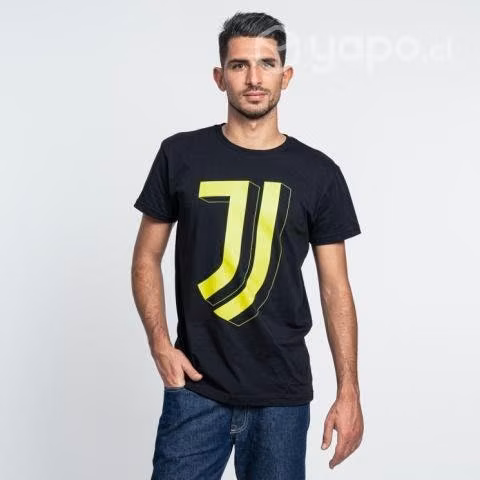 Polera Juventus Logo 3d White