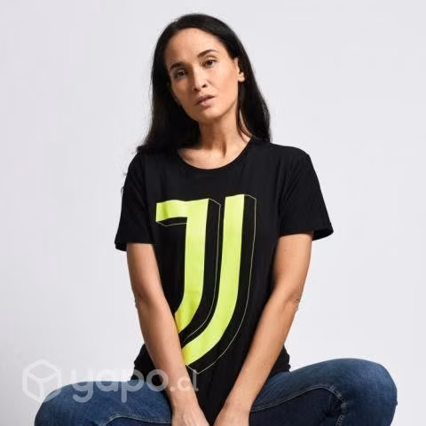 Polera Juventus Logo 3d White