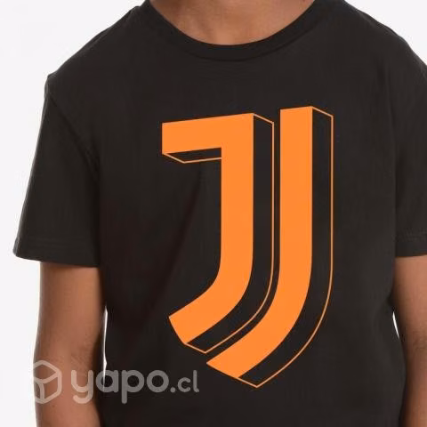 Polera Juventus Logo 3d White