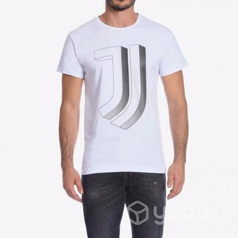 Polera Juventus Logo 3d White