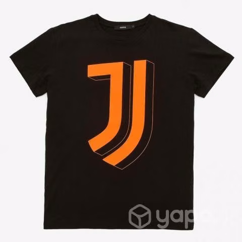 Polera Juventus Logo 3d White