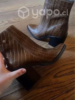 Botines color café - Imagen 2