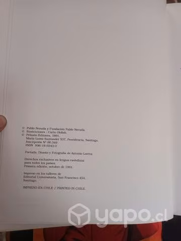 Maremoto de Pablo Neruda, primera edición