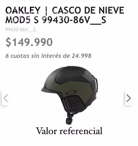 Casco Oakley mod5