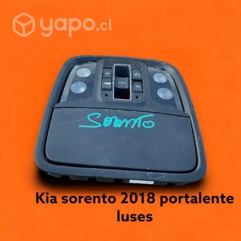 Portalntes y luces Kia sorento 2018