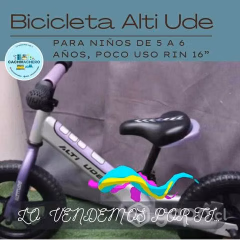 Bicicleta marca Alti Ude, poco uso - Imagen 2