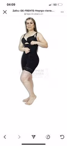 Faja linamaria zafiro talla m negro