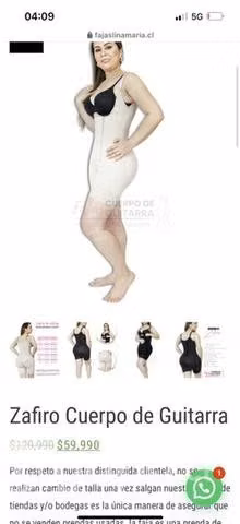 Faja linamaria zafiro talla m negro