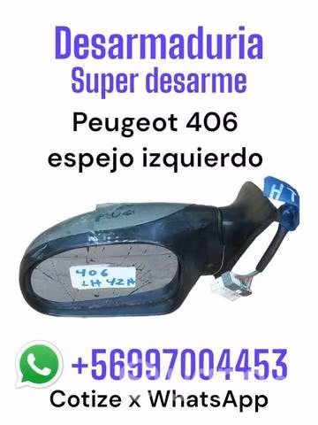 Espejo izquierdo Peugeot 406