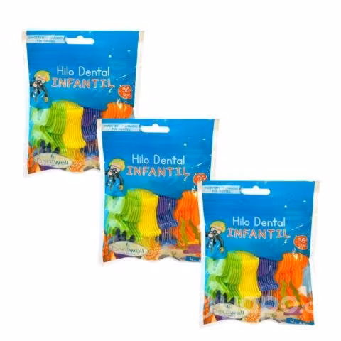108 unidades Hilo dental infantil
