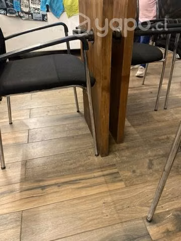 Comedor madera nativa 6 sillas
