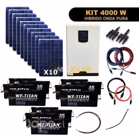 Neosolar kit full hogar 4000 alto consumo