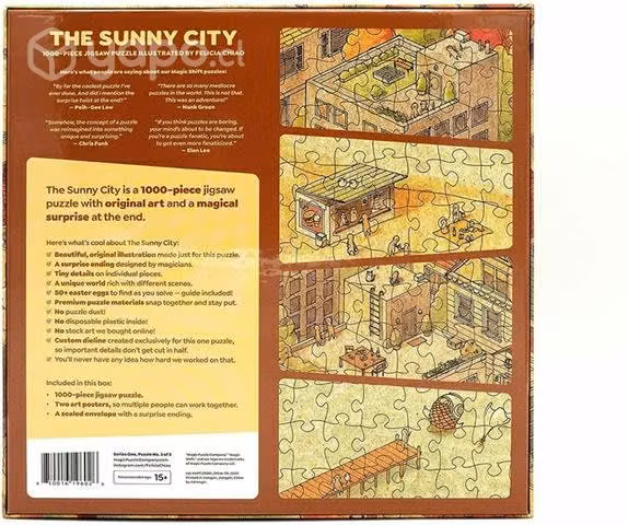 Rompecabezas De 1000 Piezas - The Sunny City