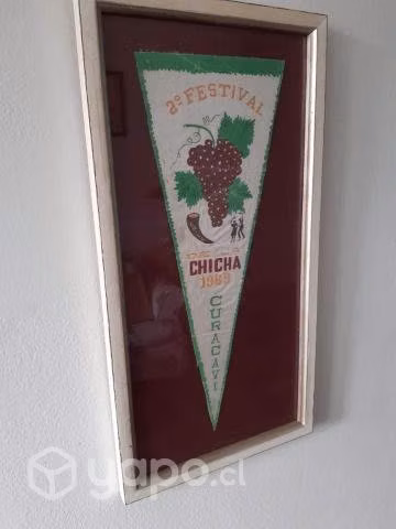 Banderín Festival Chicha de Curacavi 1969