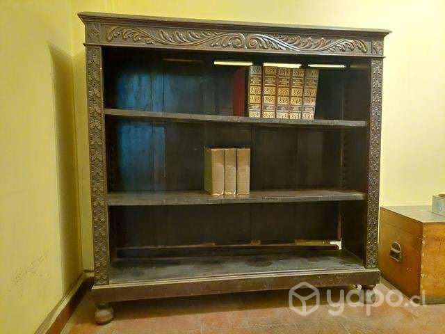 Librero mueble antiguo madera - Imagen 2