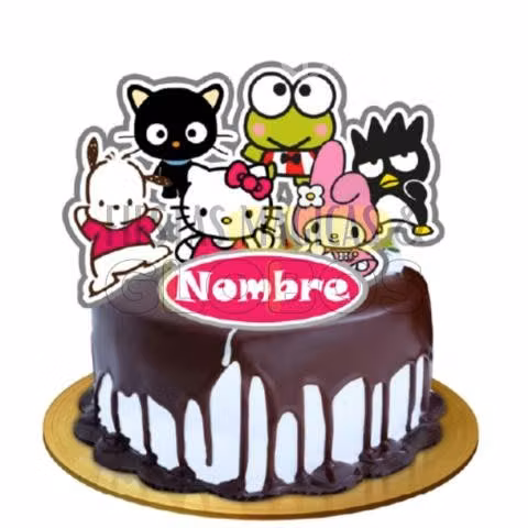 Kit Imprimible TopperCake Digital Sanrio