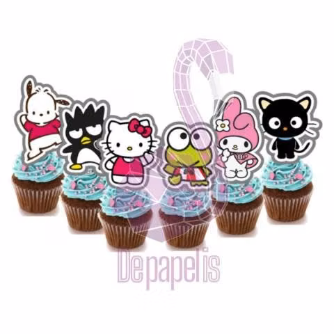 Kit Imprimible TopperCake Digital Sanrio