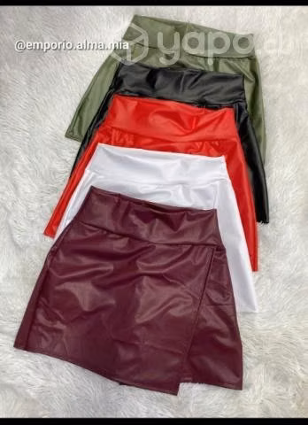 Falda Short Ecocuero - Imagen 2