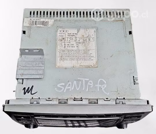 Radio Hyundai Santa Fe 2.2 año 2012 - Imagen 2
