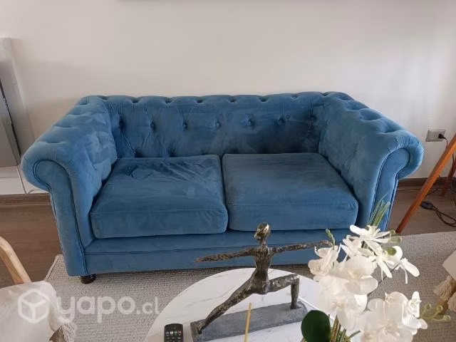Sofa Florencia 2C azul
