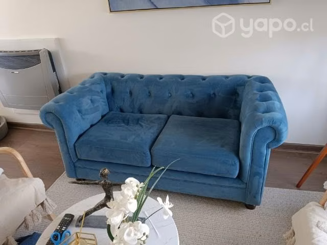 Sofa Florencia 2C azul