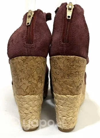 Chala Taco Chino De Cuero Reno N*37 Marca Mor