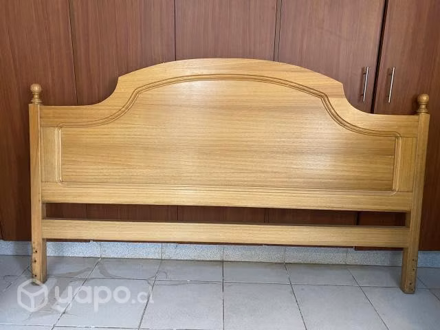 Respaldo para cama king de mañío