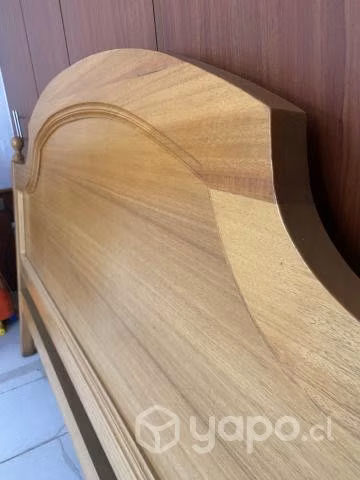 Respaldo para cama king de mañío - Imagen 2