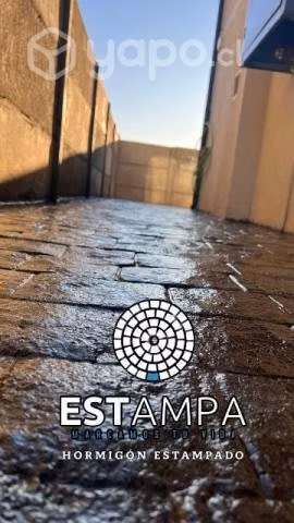 Radier Hormigón Estampado