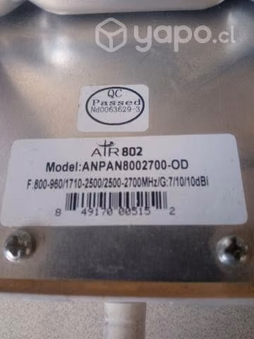 Antena Direccional Panel Celular 3g 4g Multibanda