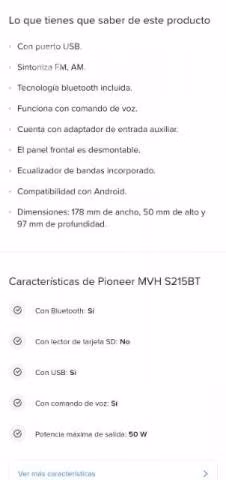 Radio Pionner Bluetooth - Imagen 4